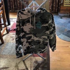 Gray Camo Anti Social social club sweatshirt
